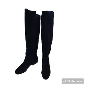 Lucky Brand, LK-Calypso, Black Oiled Suede Boots, size 7M New